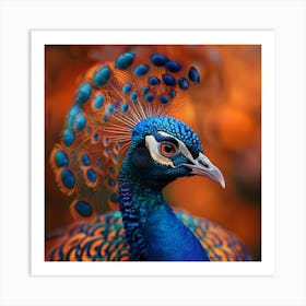 Peacock 3 Art Print