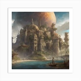 Fantasy Painting 22 Art Print