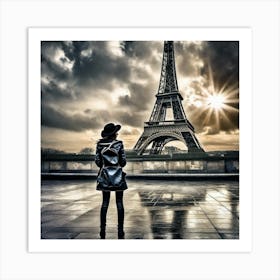 Eiffel Tower 5 Art Print