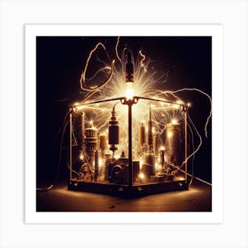 Electric Dreams: Sparking Life into Everyday Objects Art Print