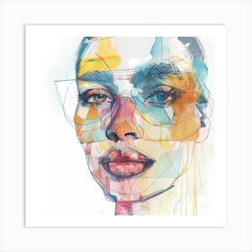 Portrait Of A Woman 53 Art Print