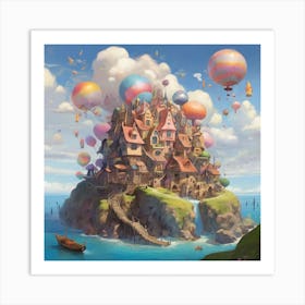 Fairytale Island Art Print