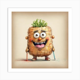 Potato Head 2 Art Print