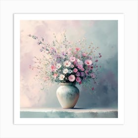 Flowers In A Vase 15 Art Print