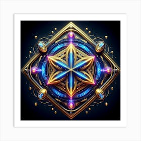 Quantum Cube 1 Art Print