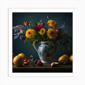 Flowers In A Vase Art Print