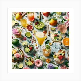 Fruit Cocktail Art Print