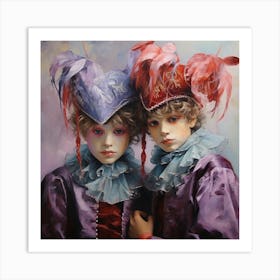 Two Renaissance Boys Art Print