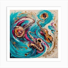 Jazz Music Art Print