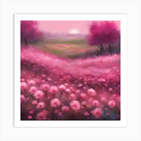 Pink Blossoms Art Print