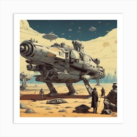 Star Wars Empire Glorious Dystopian Propaganda Art Art Print