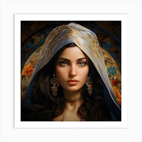 Beautiful Woman Art Print