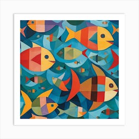 Fish In The Sea 9 Art Print