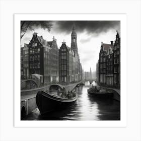 Amsterdam Canal 1 Art Print