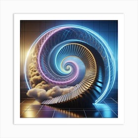 Spiral Spiral Spiral 1 Art Print