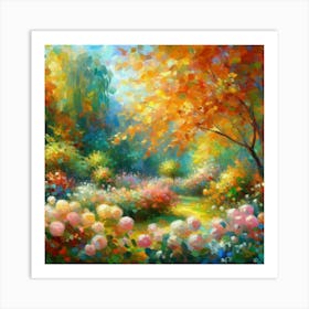 Autumn Garden Art Print