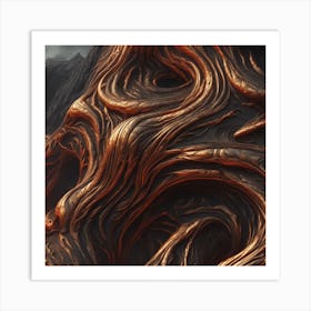 Tree Of Fire Art Print