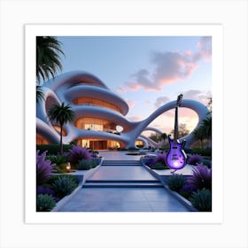 Futuristic House 11 Art Print