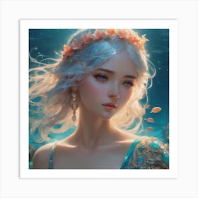 Mermaid 1 Art Print