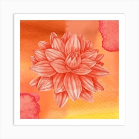 Lotus Flower Art Print