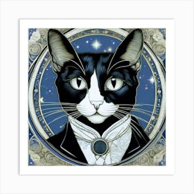 Stellar Cat Art Print