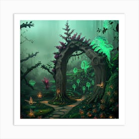 Faerie Forest Art Print