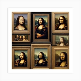 Mona Lisa 1 Art Print