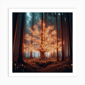 Tree In The Forest 24 Art Print