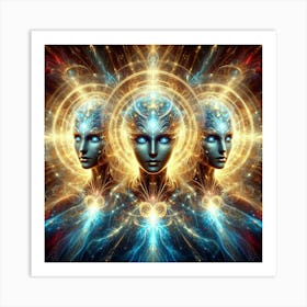 The Art of Insight: Expressing Divine Truths Through Artwork Art Print