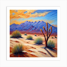 Desert Landscape 25 Art Print