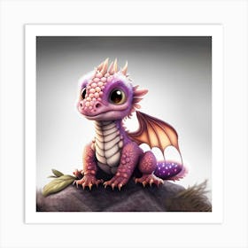 Cute Dragon 1 Art Print