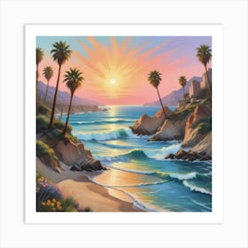 California Dreaming - Pastel Perfection Art Print 1 Art Print