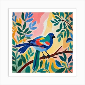 Bird On A Branch Style Henri Matisse Art Print Art Print