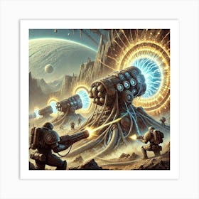 Mantle Wardens Earth Elemental Cannons Confirmed Art Print