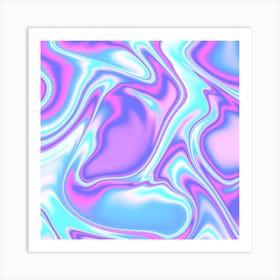 Psychedelic Abstract Background Art Print