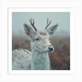 Deer Portrait Art Print