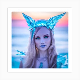 Ice Angel Art Print