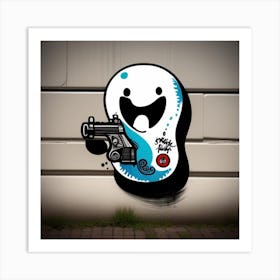 Ghost In A Gun Art Print