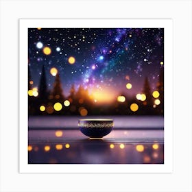 Bokeh Background 1 Art Print