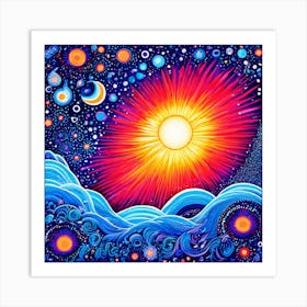 Sun In The Sky Art Print