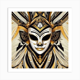 Mask Of The Masquerade 1 Art Print