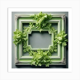 Green Frame Art Print