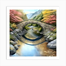 mountain tarn Art Print