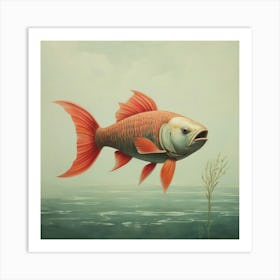 Fish In The Water Art Print