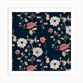 Delicate Spring Nuit Vignette Art Print