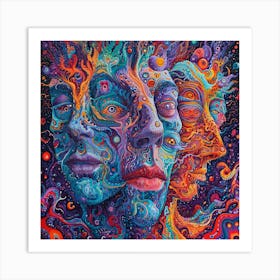 Psychedelic Painting 6 Art Print