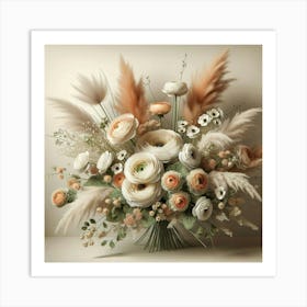 Bouquet Of Flowers 3 Art Print