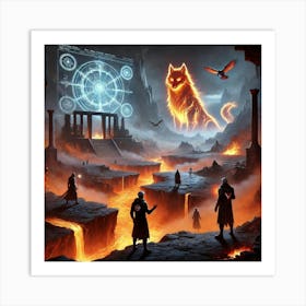 Ashes Of The Past Converted Art Print