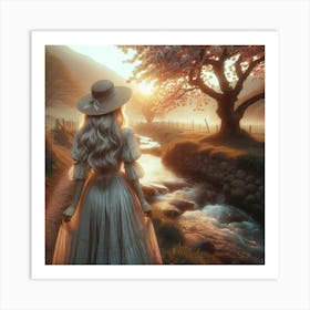 Summer Walk Art Print