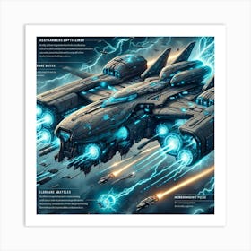 Ionosphere Stormbreaker Key Features Converted Art Print